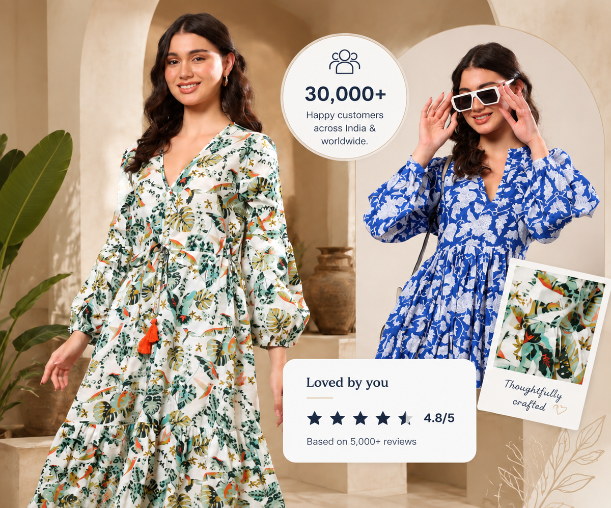 Sajag fashion and Indian craftsmanship